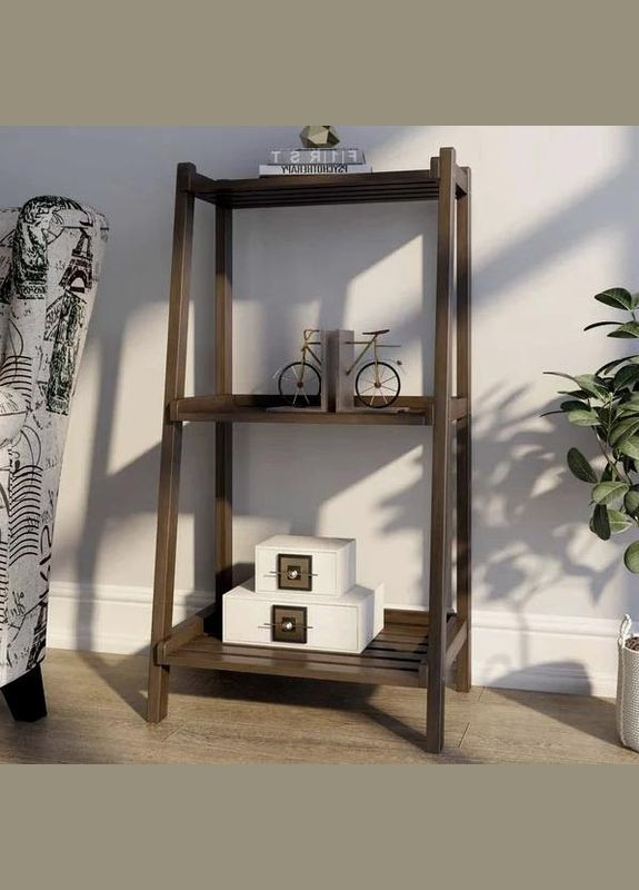 Етажерка для ванної з дерева Орантес капучино (ВЖТ-012009) No Brand (328210738)