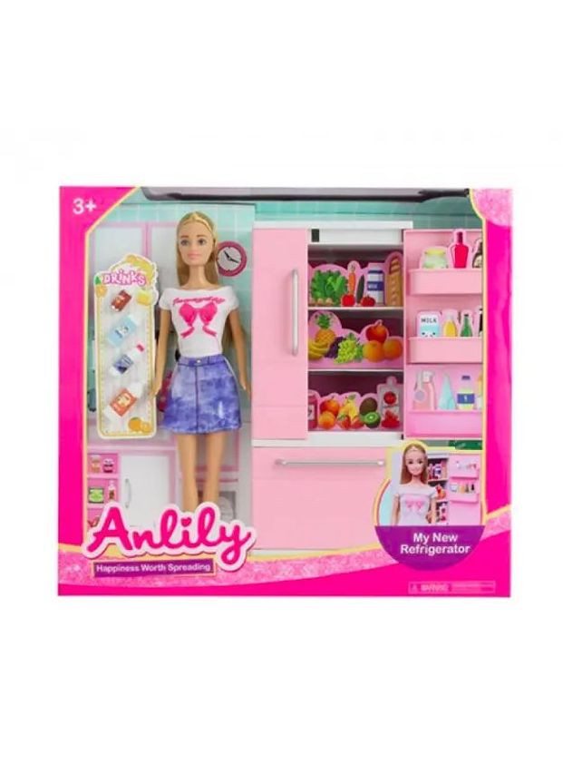 Кукла Anlily холодильник набор с продуктами (99270) MFC (364112237)