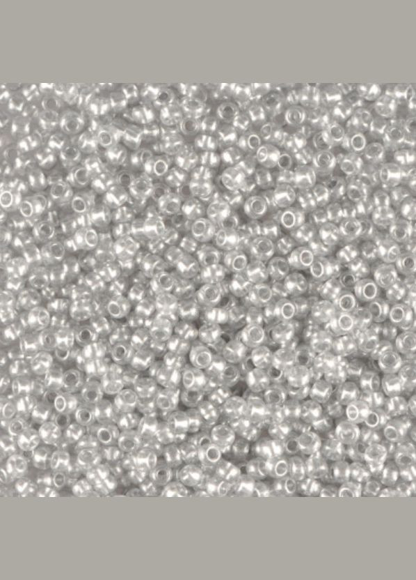 Бисер чешский Preciosa 18908, жемчужный тертый, серый (10 г) No Brand (340486905)