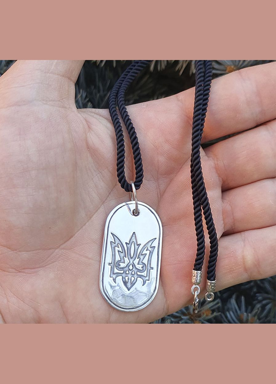 Кулон трезуб 5702 Maxi Silver (337133377)