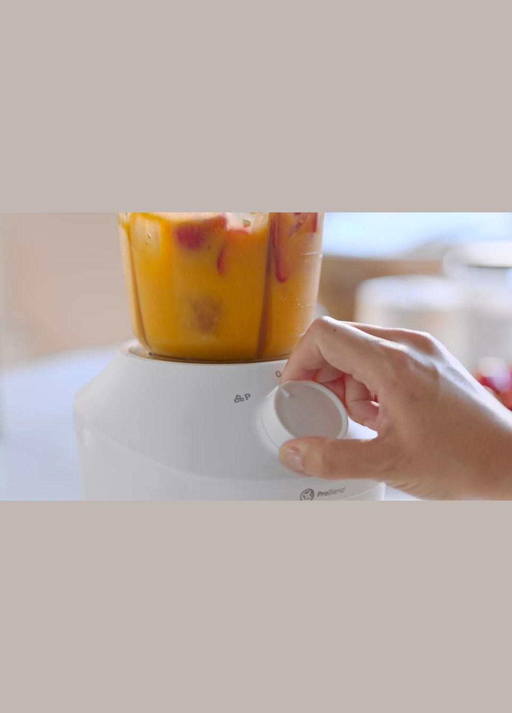 Блендер стаціонарний 3000 series 450Вт, чаша-1900мл, чопер, імпульсний режим, Philips (341316357)