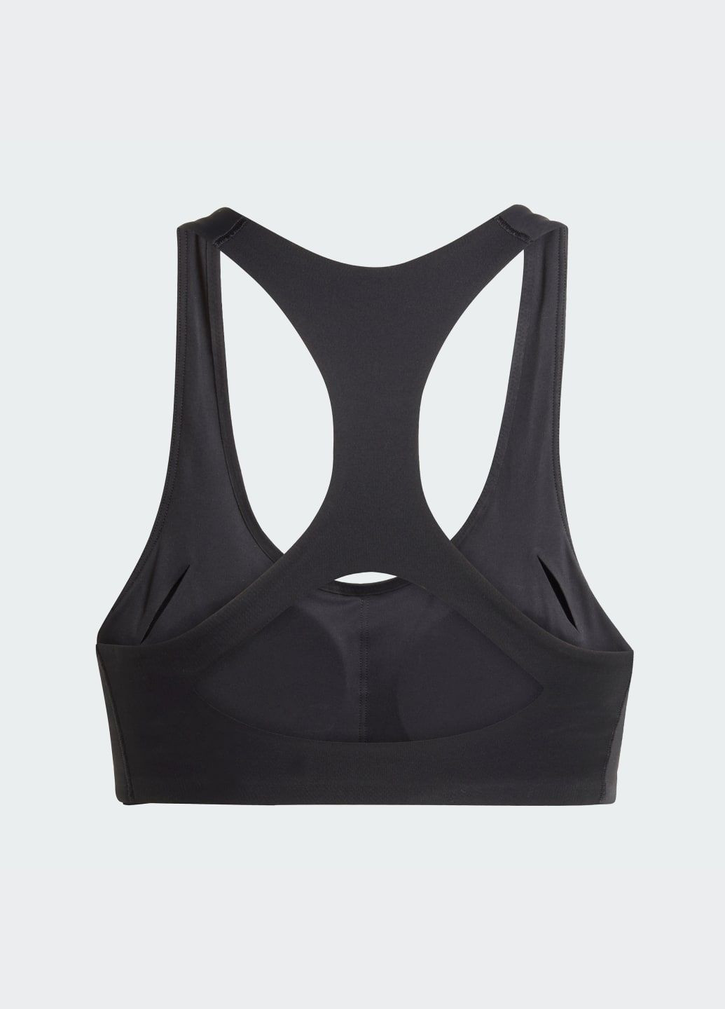 Чёрный бра adizero run medium support adidas полиамид