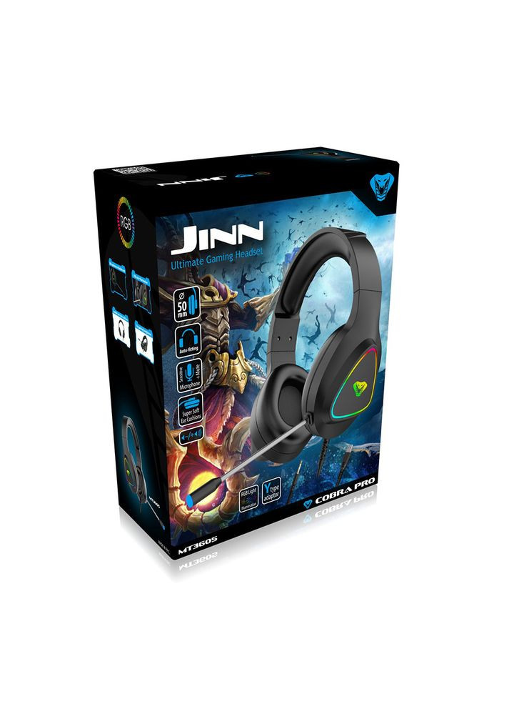Игровая гарнитура Cobra Pro Jinn RGB Black Media-Tech (314781236)