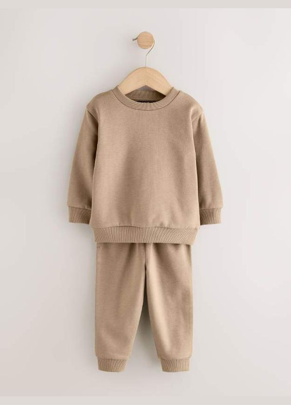 Комбінований демісезонний комплект на флісі stone/plain Next Trend 6962~01