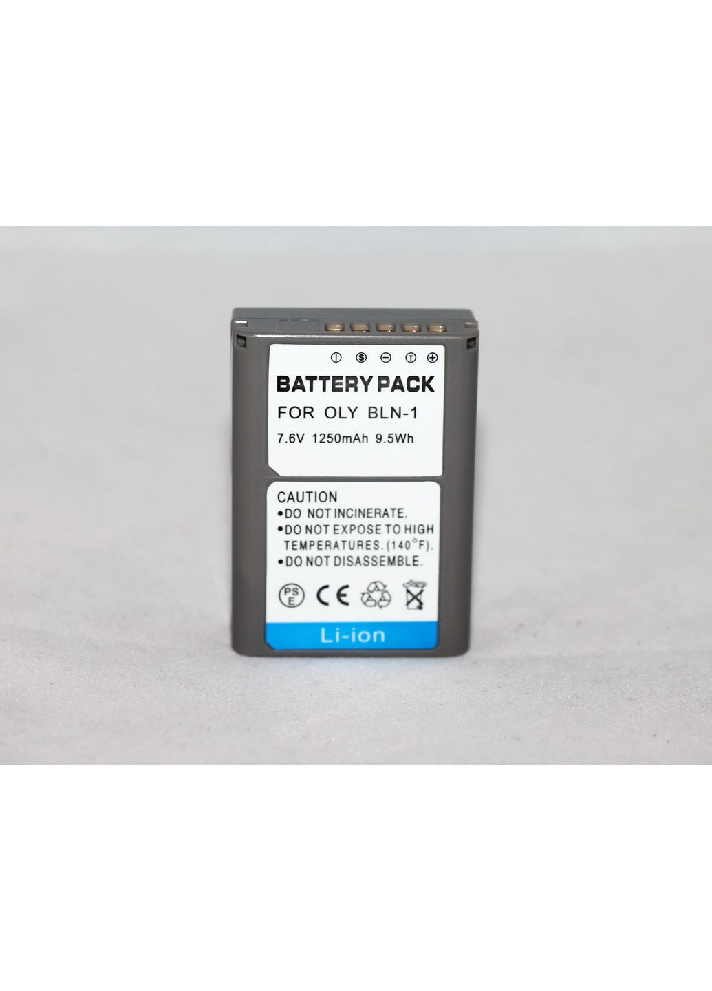 Аккумулятор BLN-1 – аналог для фотоаппаратов OM-D E-M5, OM-D E-M1, PEN E-P5, E-M1, E-M5, E-P5 – 1250mA Olympus (369558292)