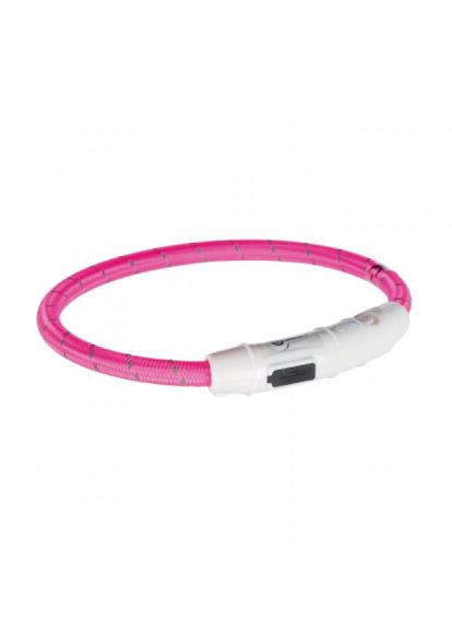 Нашийник для тварин світиться з USB ML 45 см/7 мм (4053032127074) Trixie світиться з usb m-l 45 см/7 мм рожевий (276975065)