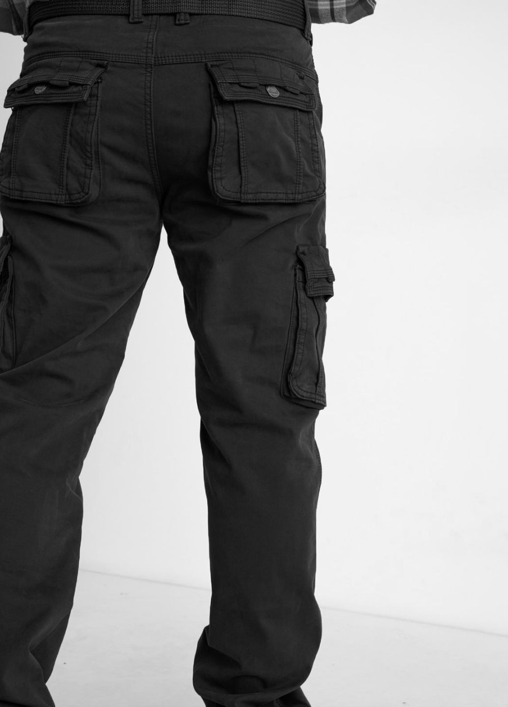 Чоловічі зимові штани Карго з ременем на флісі X hey (365241666)