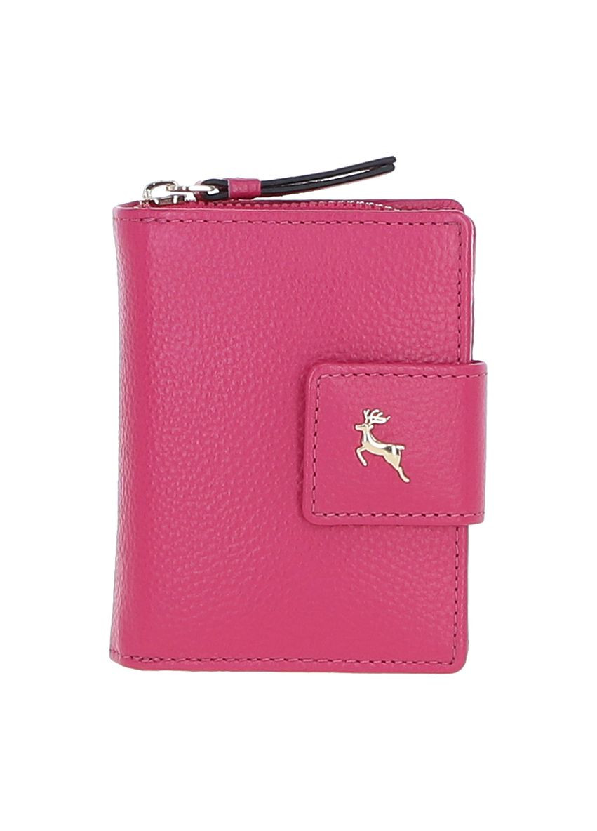 Стильний жіночий гаманець із зернистої шкіри X30 (Pink) Ashwood (325685917)