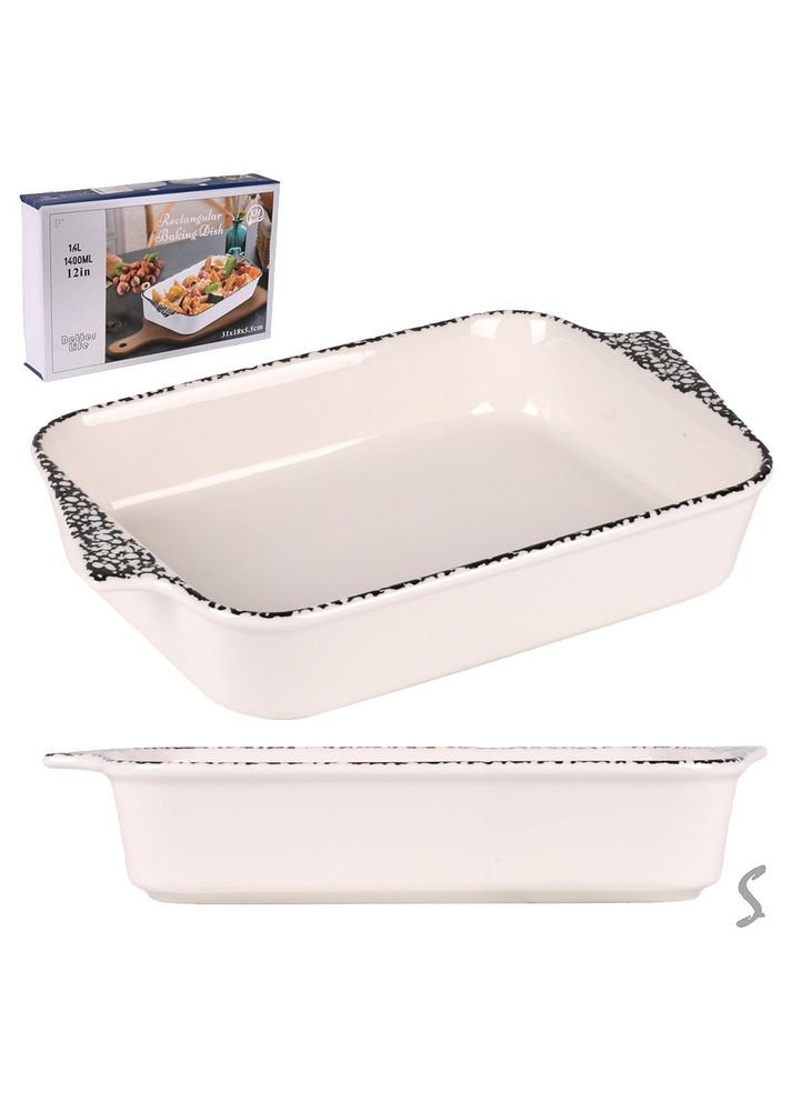 Форма для запекания керамика "Stains" 800мл 25*15.5см Home (365263337)