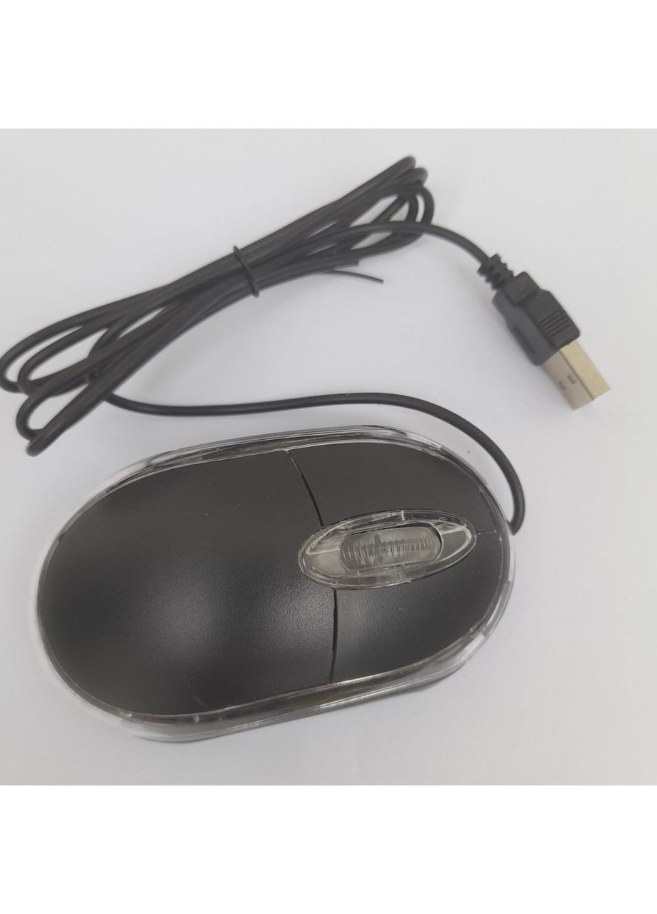 Мышь ведущая USB оптическая мышь LED подсветка ммша для компьютера мышь для ноутбука черный No Brand (363329721)