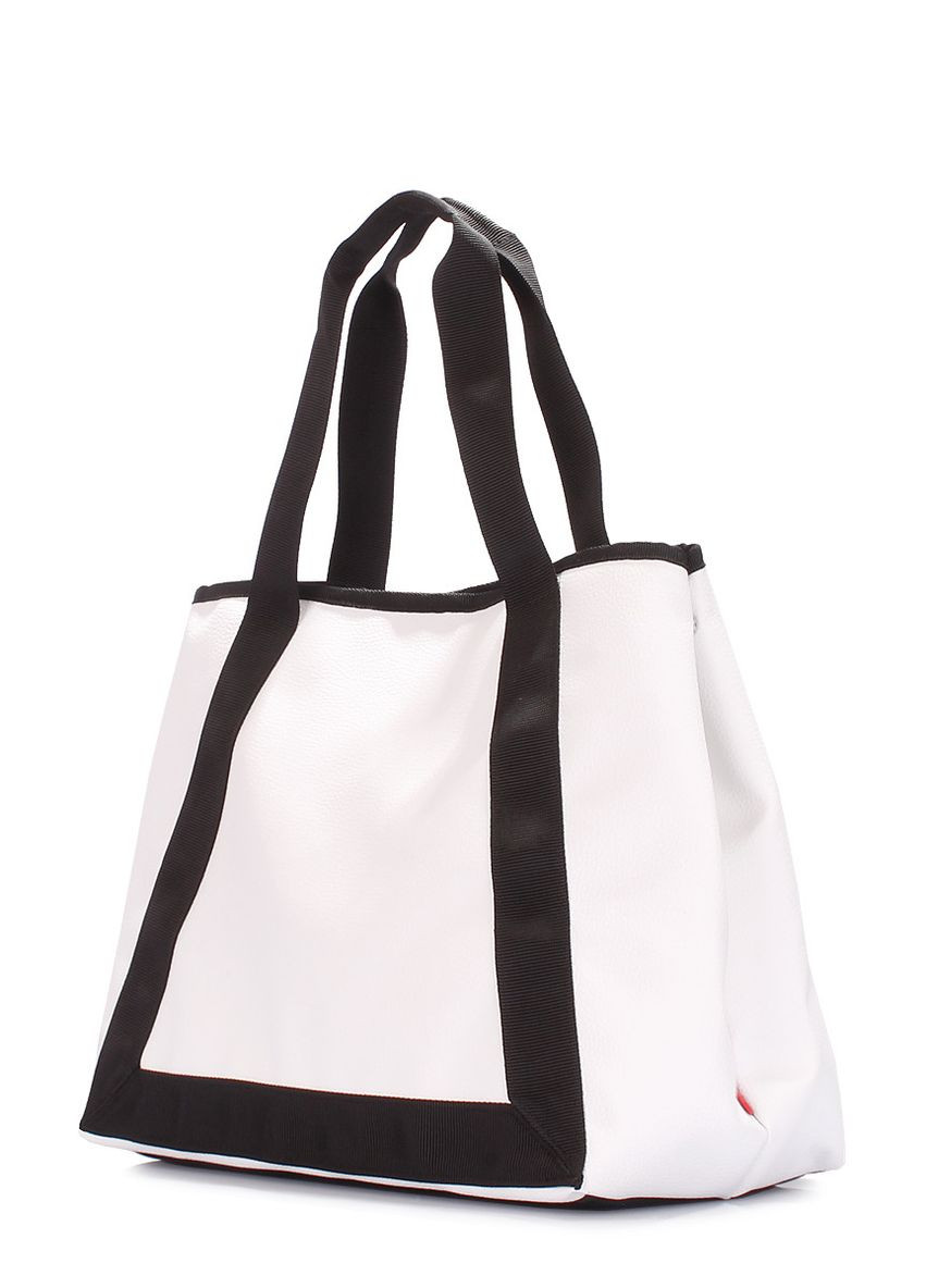 Белая повседневная сумка Laguna из искусственной кожи PoolParty (372657724)