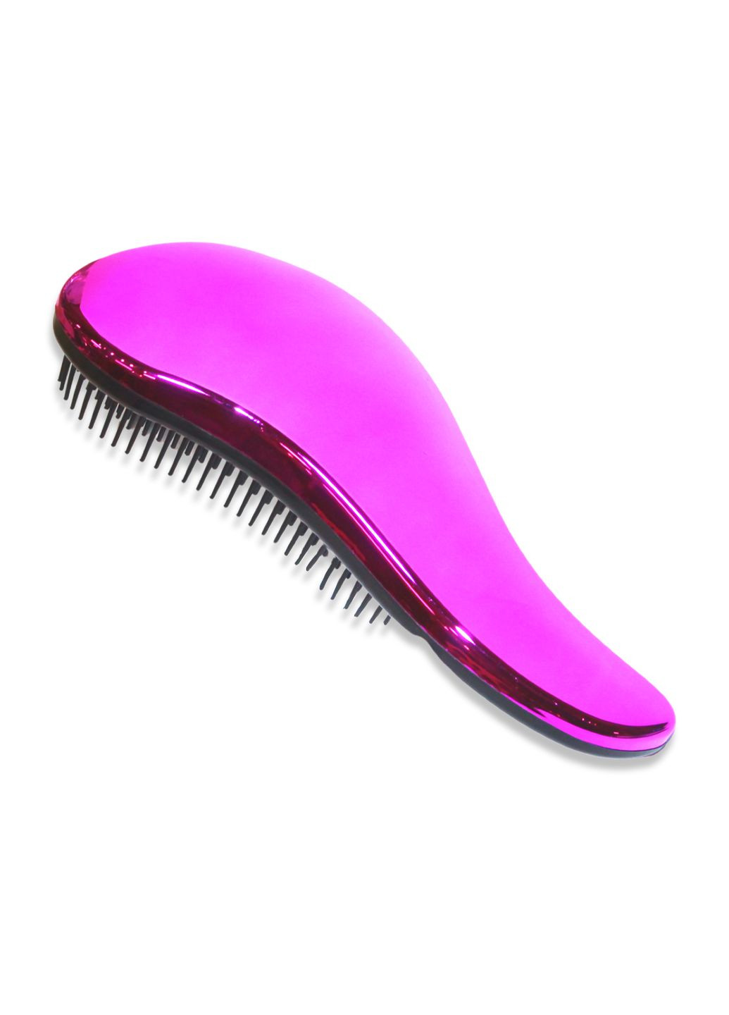 Расческа/массажка для волос большая с мягкими зубчиками блестящая 19см Розовый FROM FACTORY MANGO4 (339104292)