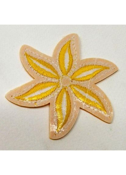 Термонаклейка "Звезда" 6х6см темно-желтая Plus-plus (352749770)