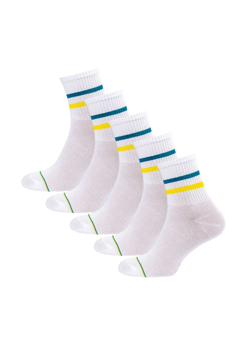 Белые набор (5 шт) мужских носков MZ (302739654)