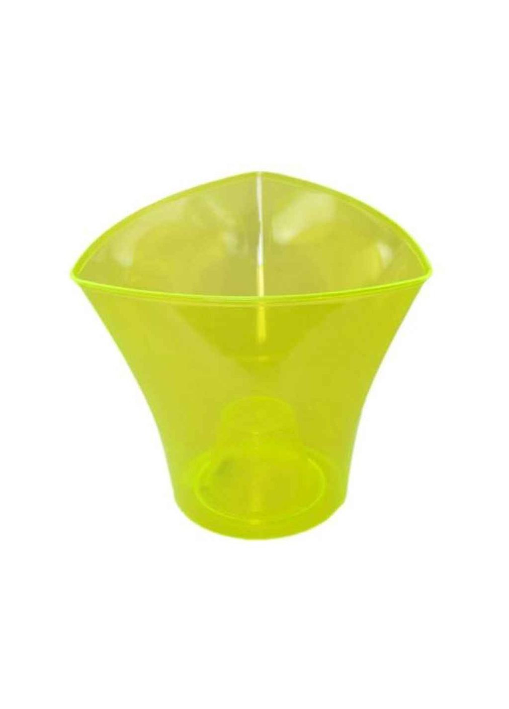 Кашпо 1,6л "Дельта", салатовый флюор. Еталон-С (357220627)
