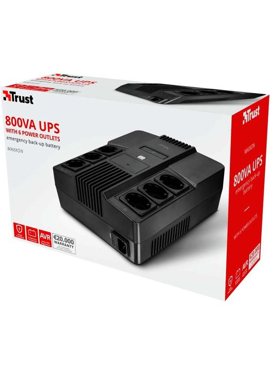 ИБП Maxxon 800VA BLACK (23326_TRUST) Trust (308245631)