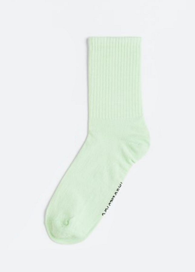 Шкарпетки з широкою резинкою для дівчинки 0291381-084 зелений H&M (289354050)