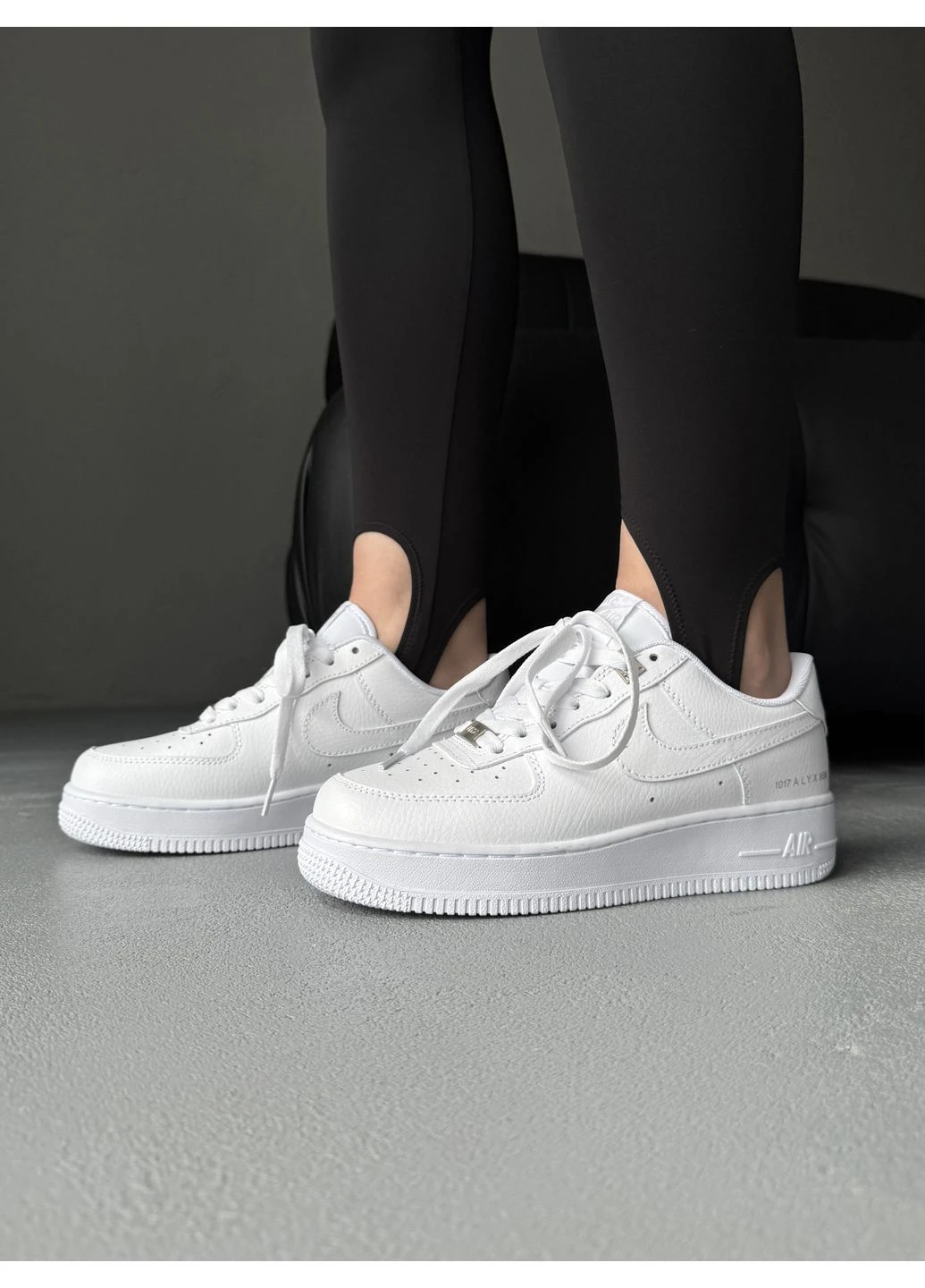 Белые демисезонные кроссовки мужские nike air force 1 x 1017 alyx 9sm white найк аир форс 1 белые No Brand