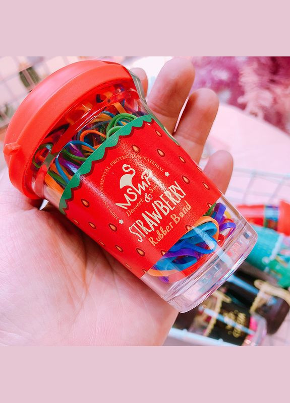 Набор резинок для волос Strawberry 11692 130 шт 35 мм Fashion (364752158)