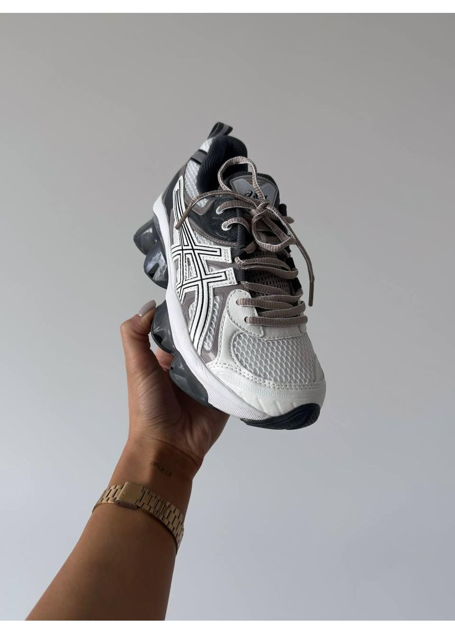 КРОСІВКИ ЖІНОЧІ ASICS GEL-QUANTUM KINETIC SILVER BLACK АСІКС ГЕЛЬ КВАНТУМ No Brand чорні демісезони (368887986)