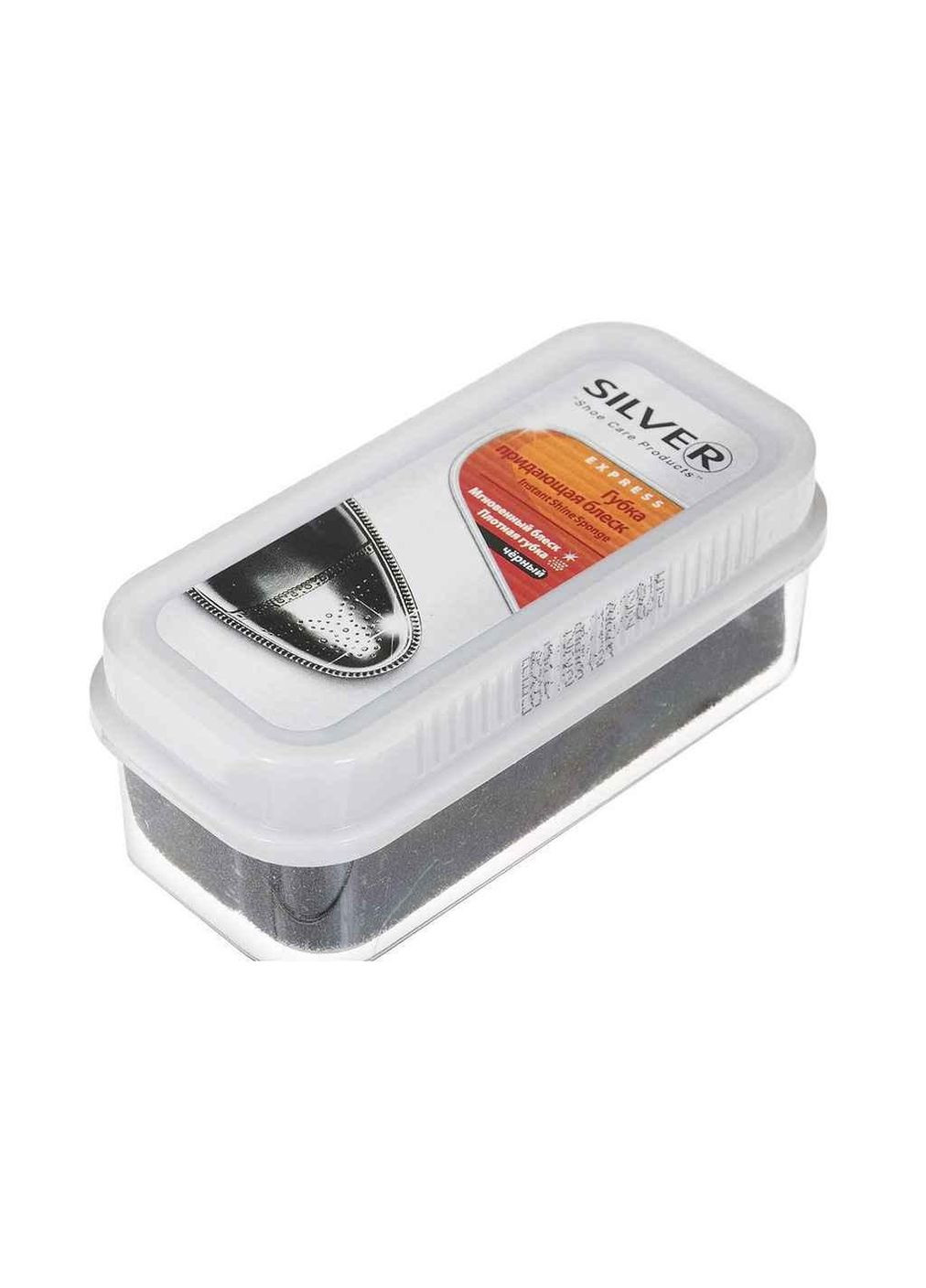 Губка-блиск широка чорна ТМ Silver (304264089)