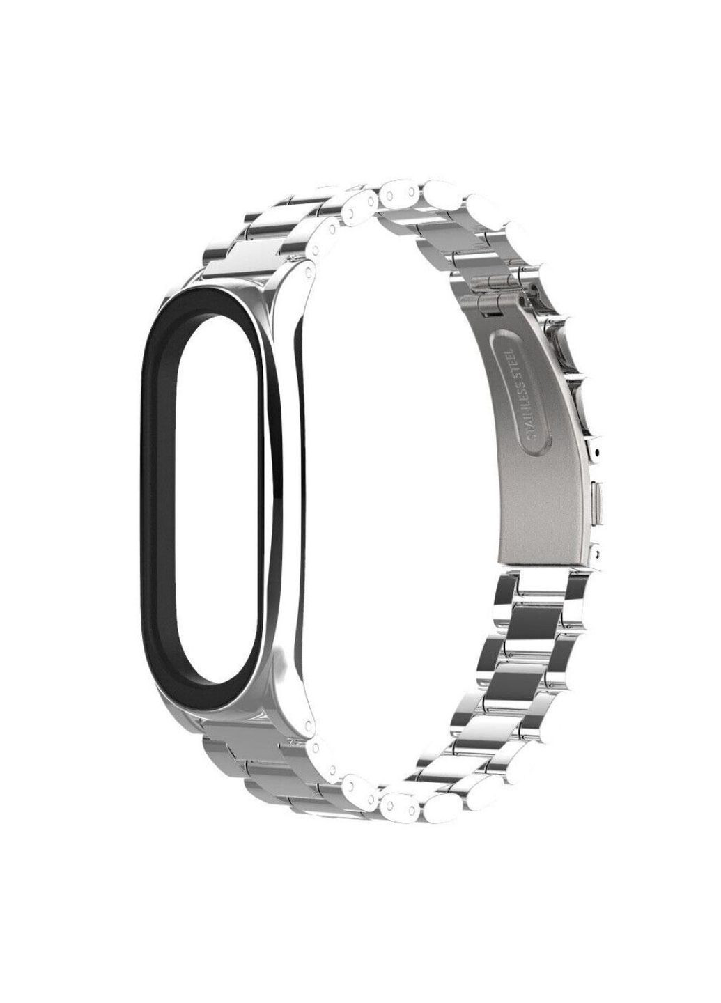 Металлический ремешок Mijobs для фитнесбраслета Xiaomi Mi Smart Band 7 - Silver Primo (266914498)
