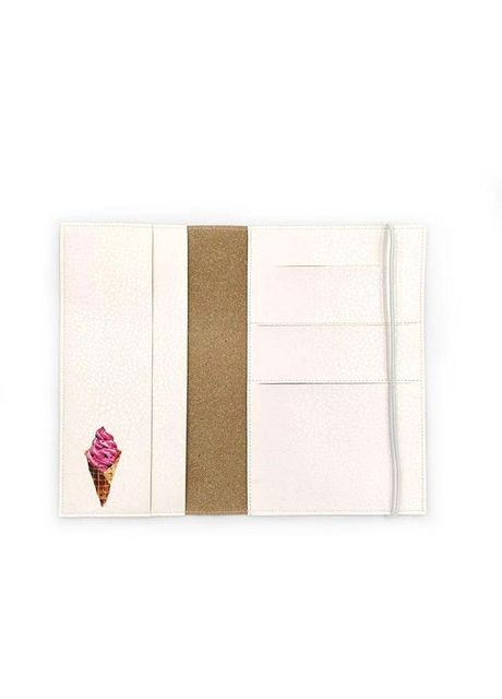 Тревел-сет: тревел-кейс + обложка для паспорта + бирка для багажа (Мари) экокожа No Brand (301422838)