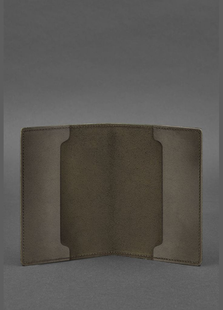 Кожаная обложка для военного билета офицера запаса 8.0 темно-коричневая Crazy Horse (A-027683) BlankNote (329186767)