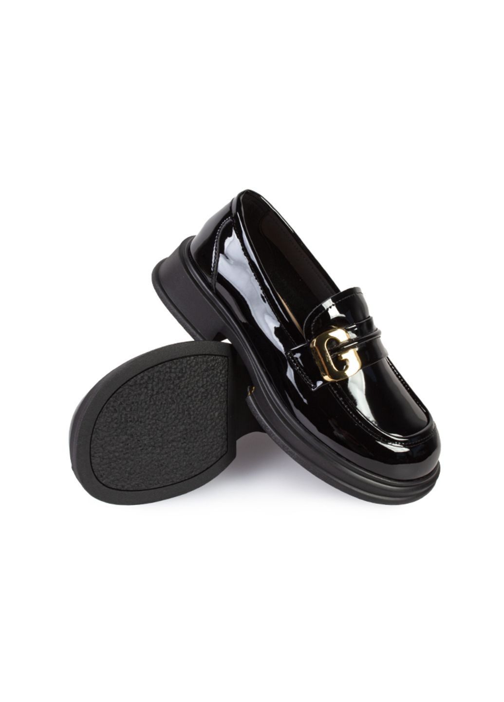 Туфли лоферы женские бренда 8200563_(1) ModaMilano на среднем каблуке