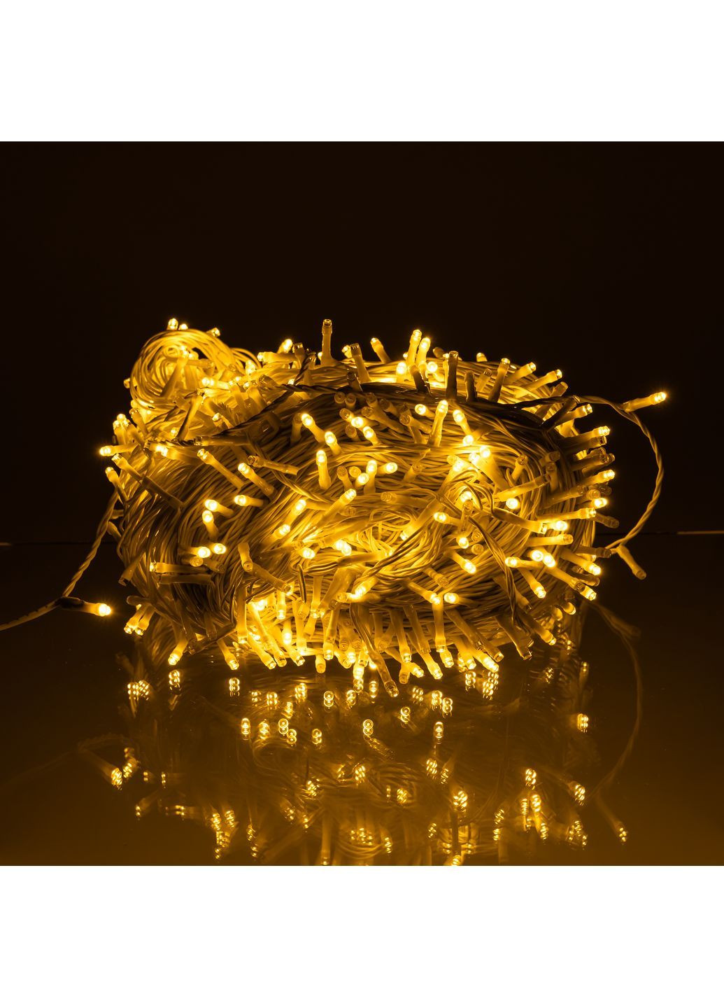 Гирлянда Нитка вулична 1000 LED 100 м біла, жовтий GarlandoPro CF1000L100MWY No Brand (363978478)