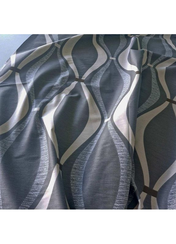 Постільна білизна Сіра хвиля Сатин Двоспальна 560704-2 MERISET (363131734)