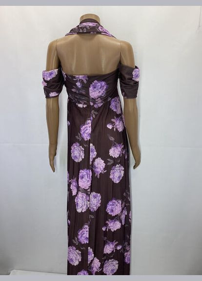 Темно-Фіолетова святковий сукня Asos з квітковим принтом