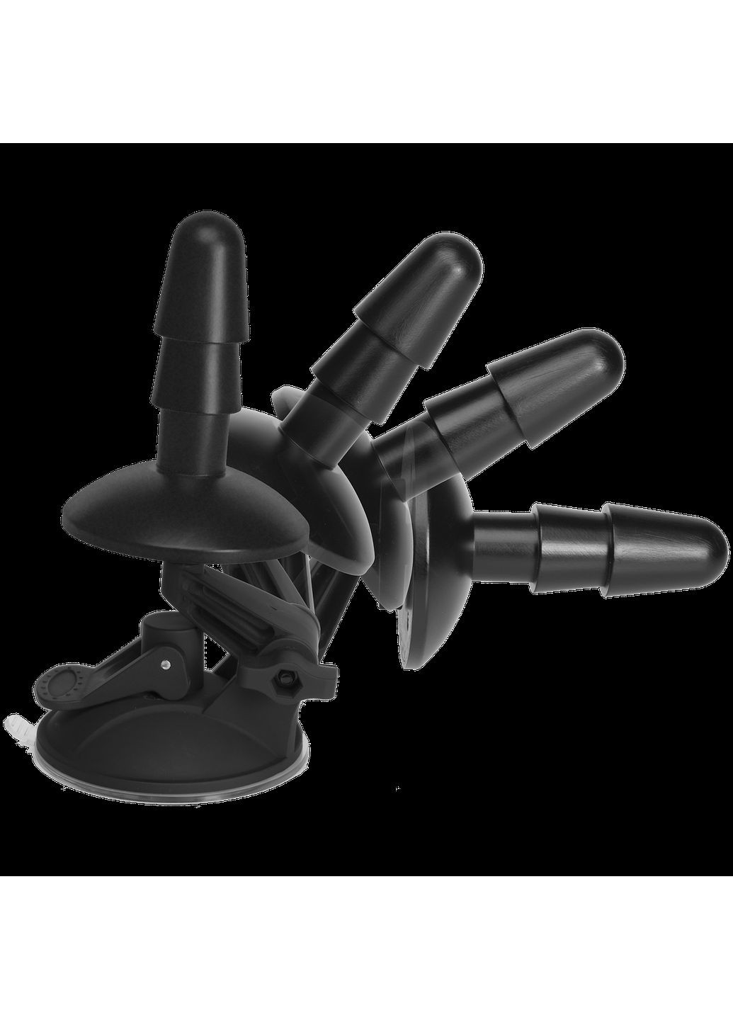 Кріплення для душу з присоскою Vac-U-Lock - Deluxe Suction Cup Plug для іграшок Doc Johnson (369953693)