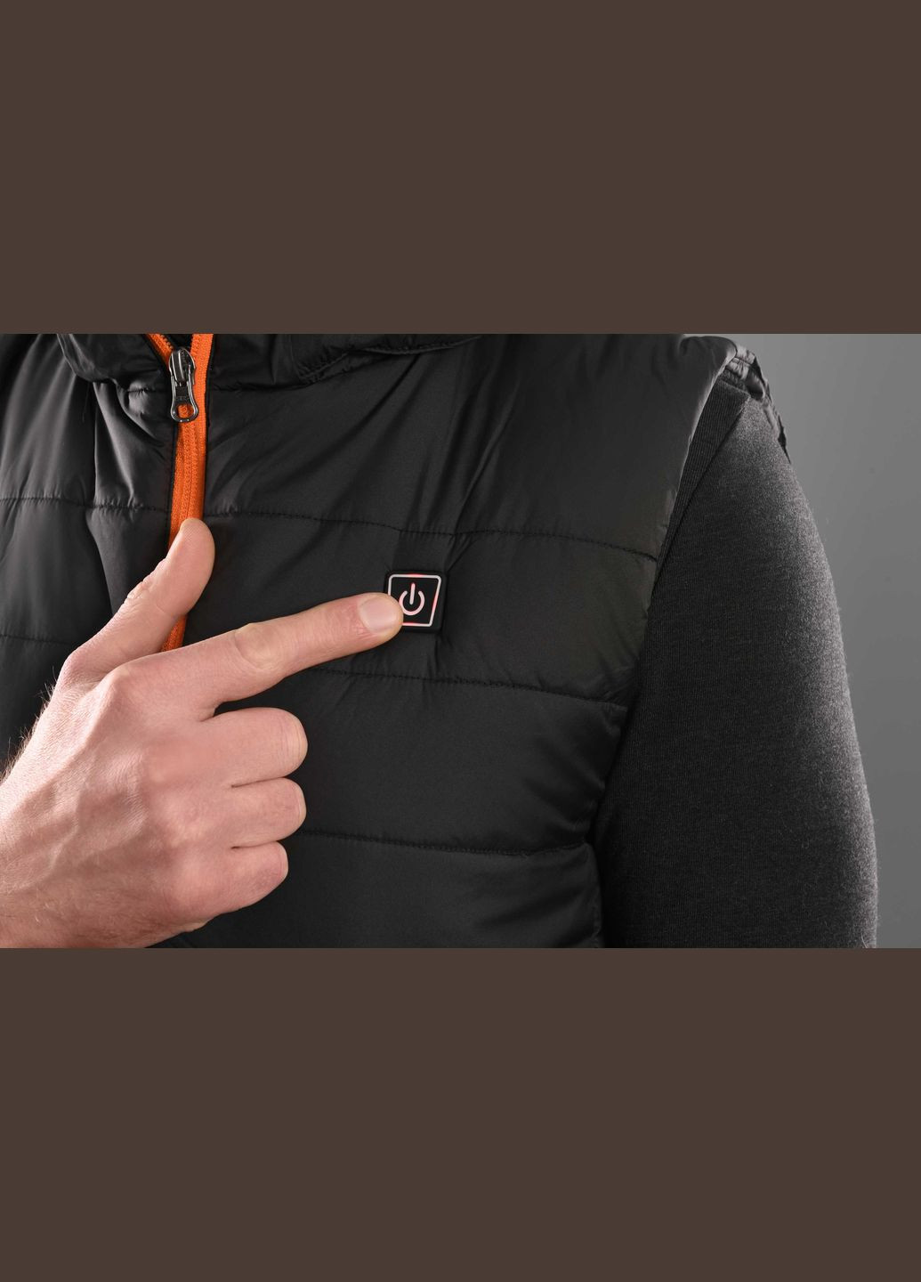 Жилет з підігрівом Heat Power Plus Black з капюшоном, розмір XL 2E Tactical (316466324)