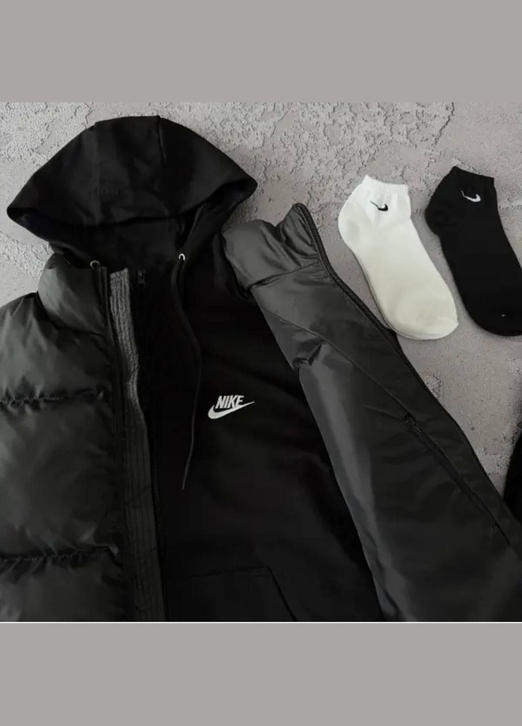 3 в 1 Костюм+Жилет тринитка на флисе, жилет плащевка «Канада» + 200 Синтепон No Brand (315494315)