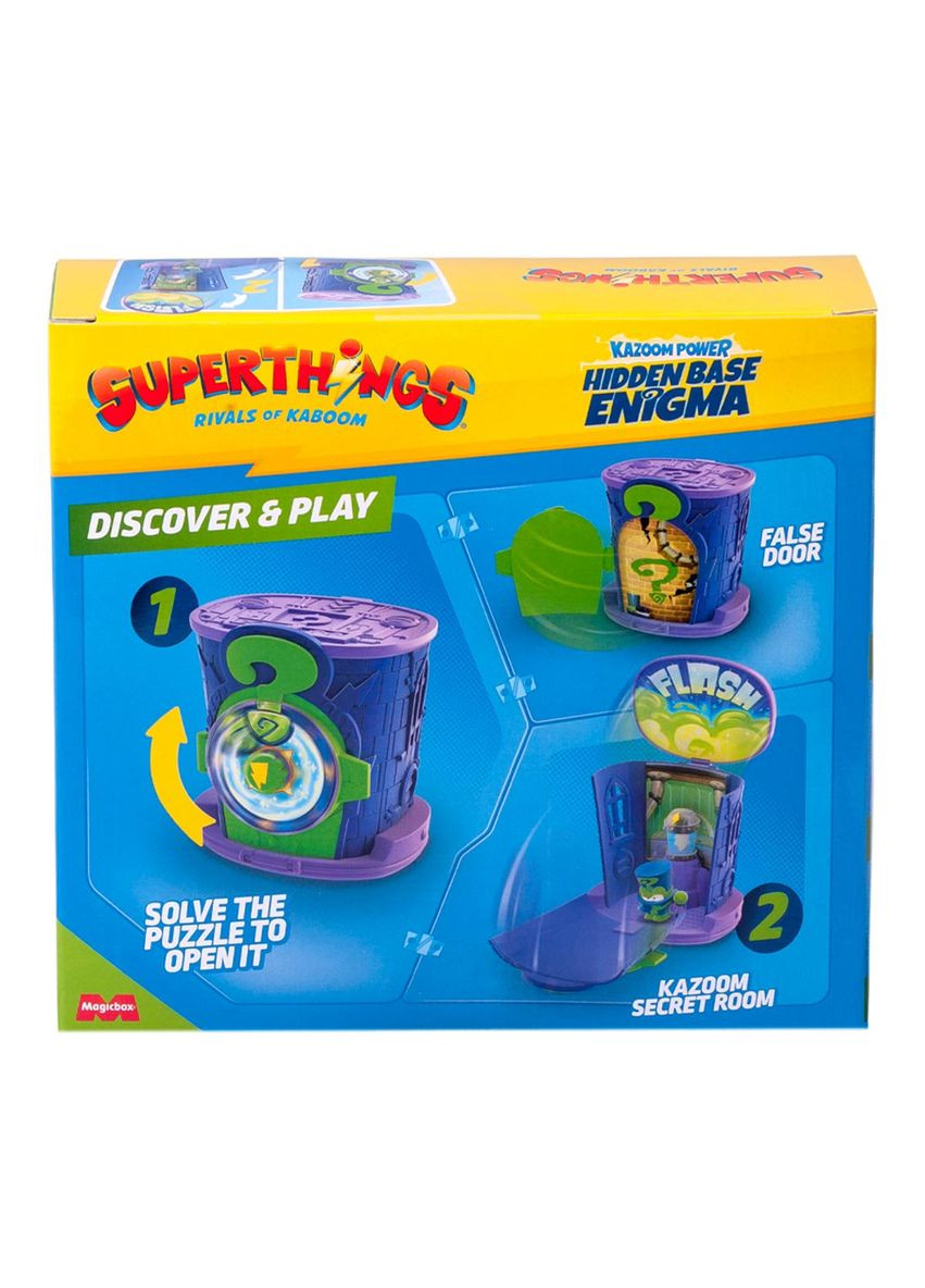 Ігровий набір серії Kazoom Power - Прихована база Енігма SuperThings (367983594)