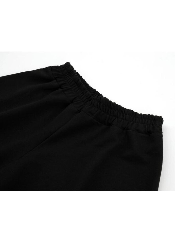 Чорний демісезонний набір дитячого одягу із шортами (16005-134g-black) BLUELAND