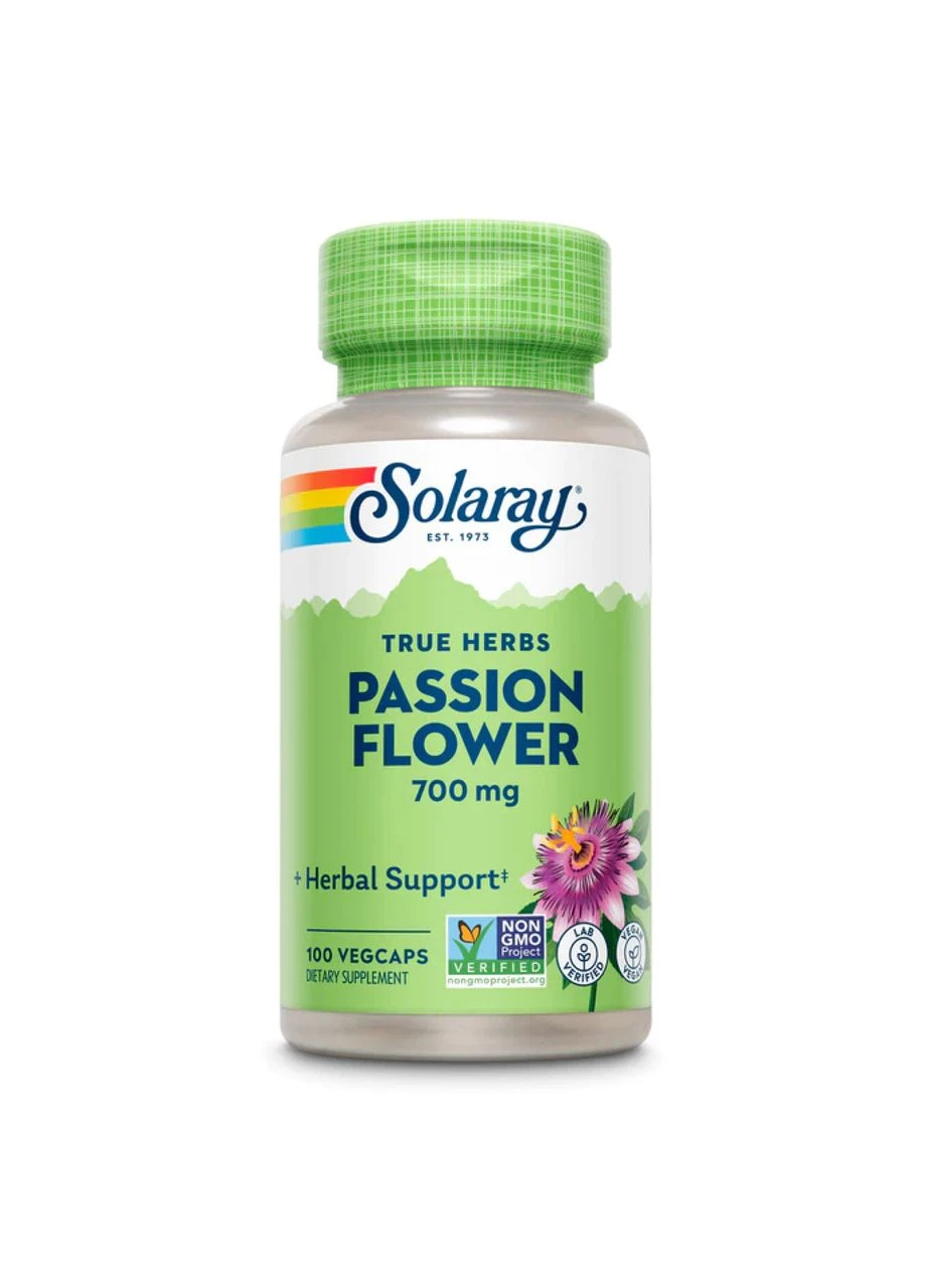 Passion Flower 700mg - 100 vcaps Solaray (392264712)