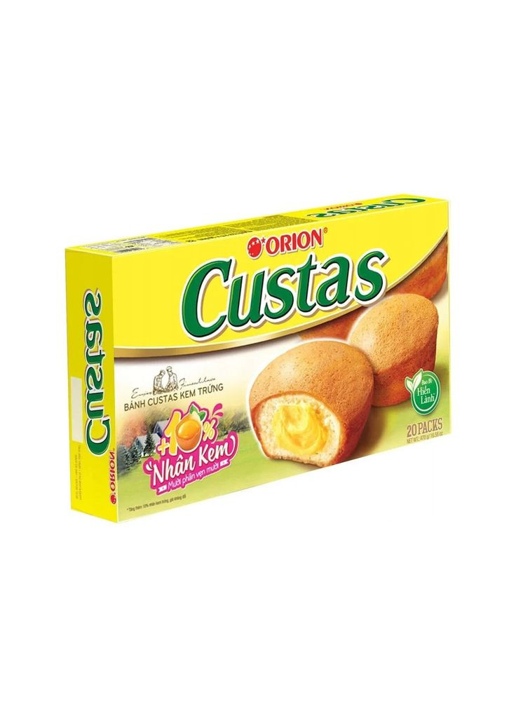 Кекси з кремом, мафіни Custas Custas 282г 12 шт. (В'єтнам) Orion (365840517)