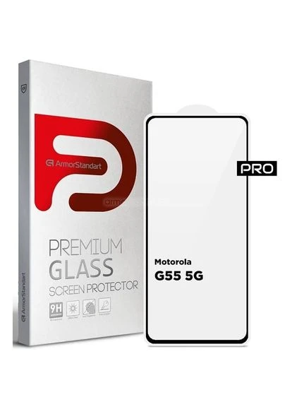 Захисне скло Pro для Motorola G55 5G Black (ARM81170) ArmorStandart (386048890)