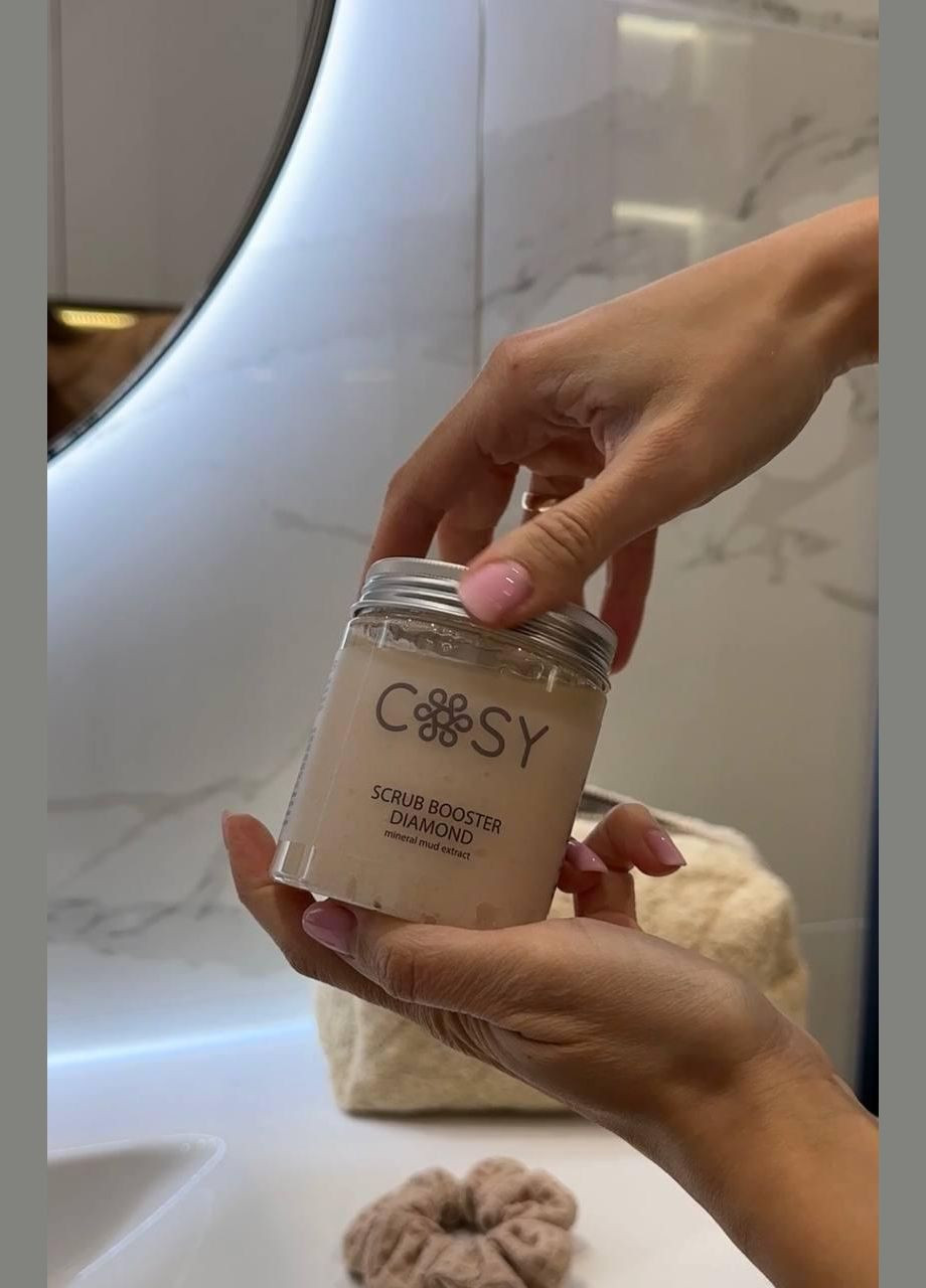 Подарочный набор Oliva от Халат кимоно муслин + Повязка для волос + Скраб для тела оливковый в коробке Cosy (295689838)