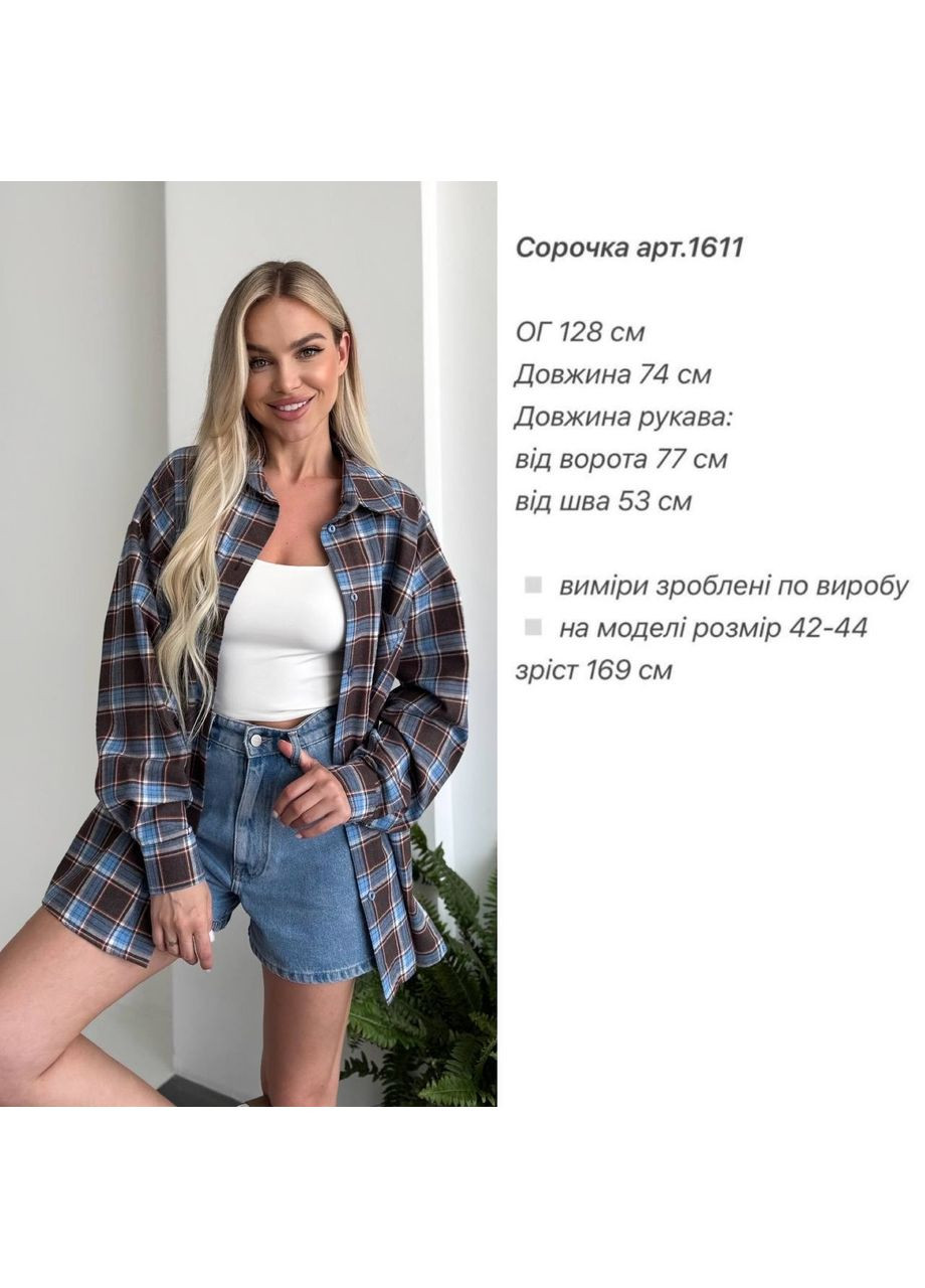 Жіноча фланелева сорочка Osoblyva (353685821)