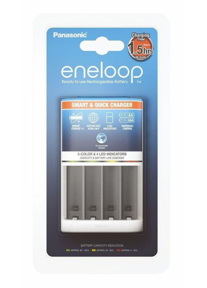 Зарядний пристрій BQ-CC55E Smart&Quick charger Panasonic (370624355)