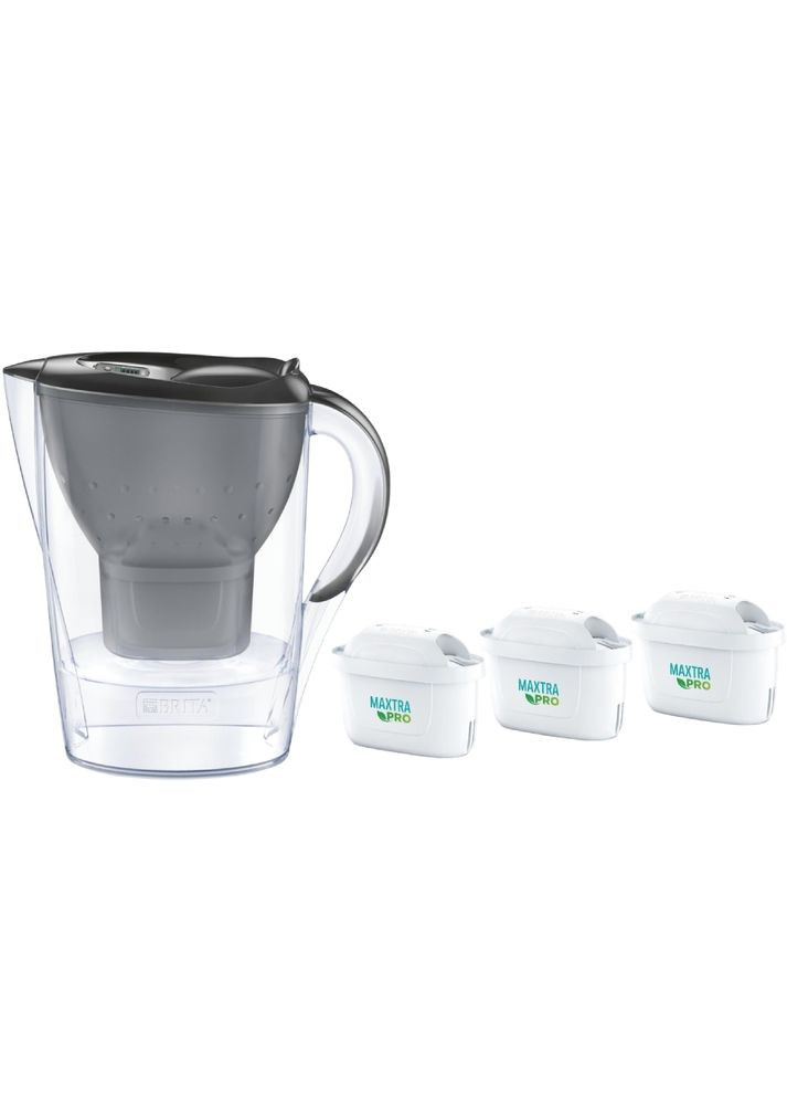 Фільтр-глечик Marella MXpro Graphite + 3 картриджі (1052796) Brita (324021852)