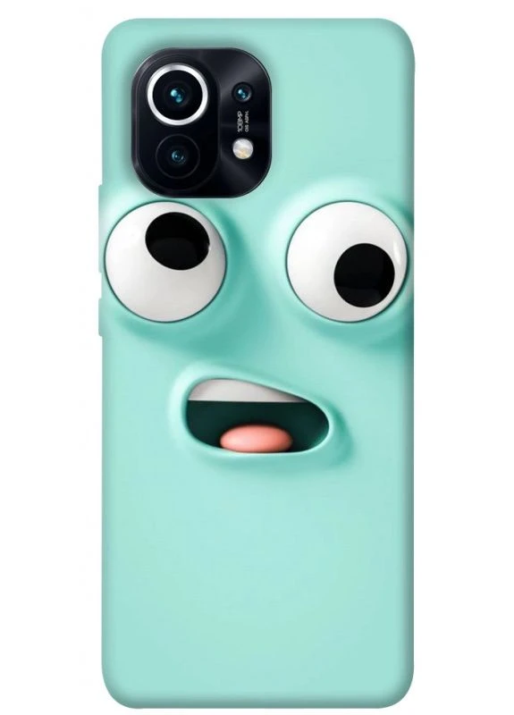 Чехол с принтом для Xiaomi Mi 11 / для Ксяоми, сяоми, ксиоми ми 11 Funny face No Brand (338608883)