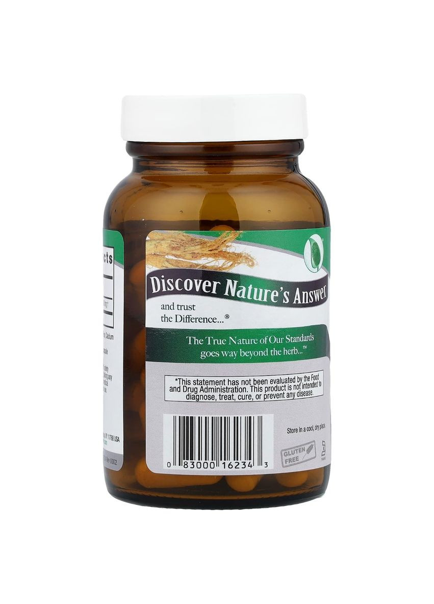 Корейський женьшень, 500 мг, Korean Ginseng,, 50 вегетаріанських капсул Nature's Answer (322741292)