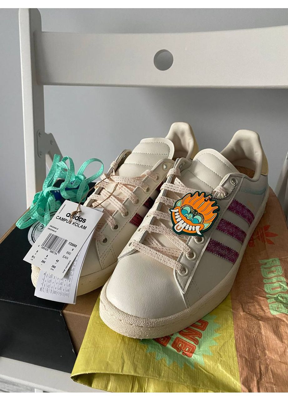 Бежевые оригинал! кроссовки adidas campus kolam fz6569 No Brand Взуття