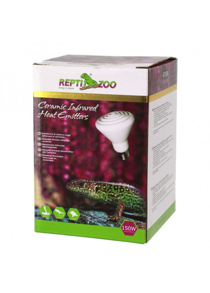 Инфракрасная керамическая лампа Ceramic Heat для рептилий, 150W Repti-Zoo (327433003)