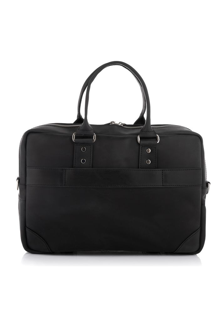 Чорна шкіряна сумка для документів чоловіча N6516KA Newery (303830684)