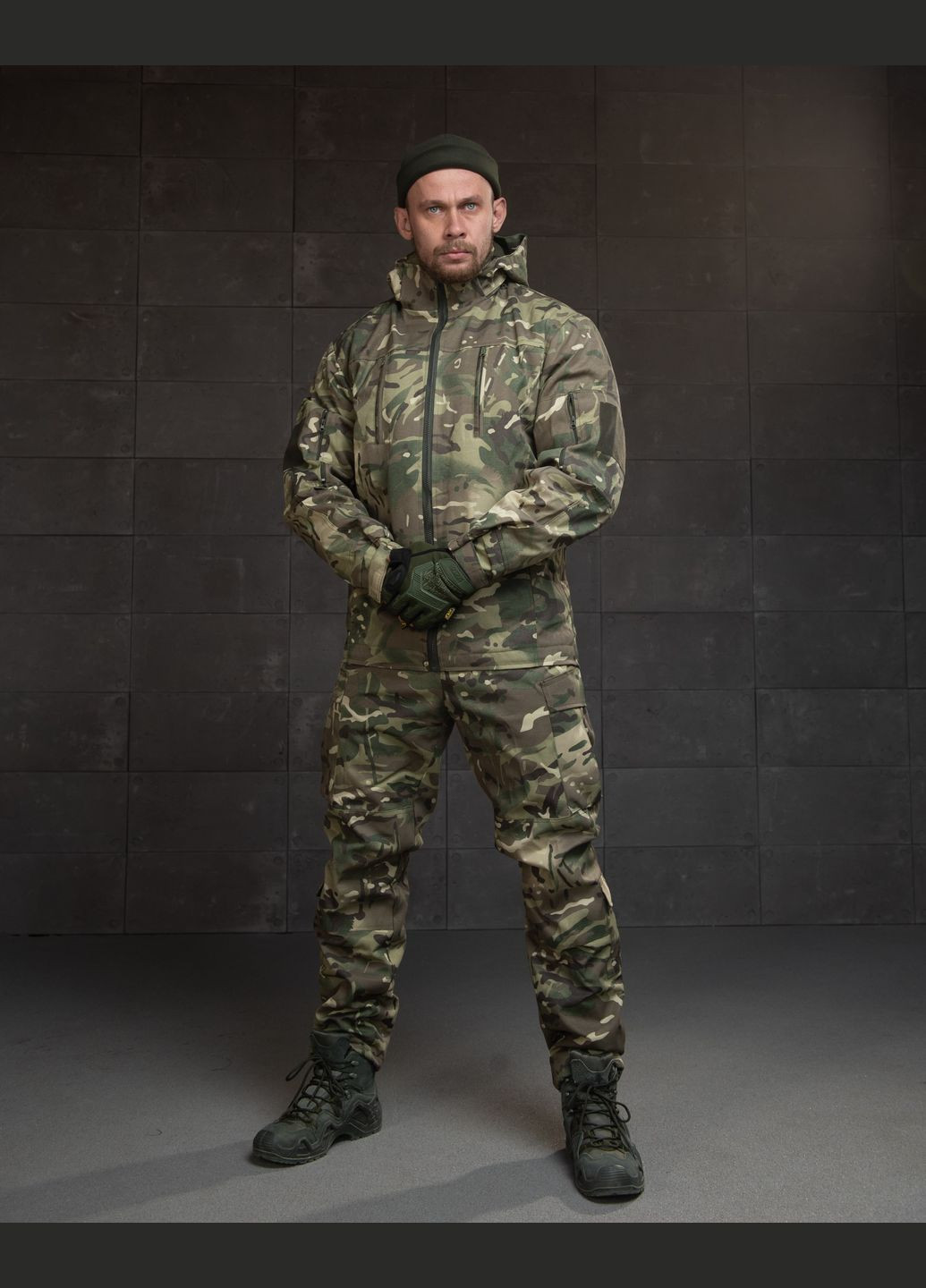 Тактический мужской костюм на флисе мультикам No Brand